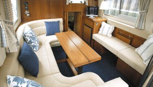 Teak finished dinette